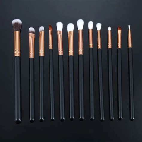 12pcs Eye Makeup Brush Kit Eyeshadow Powder Eyeliner Blending Brushes Eye Shadow Brushes Set For ...