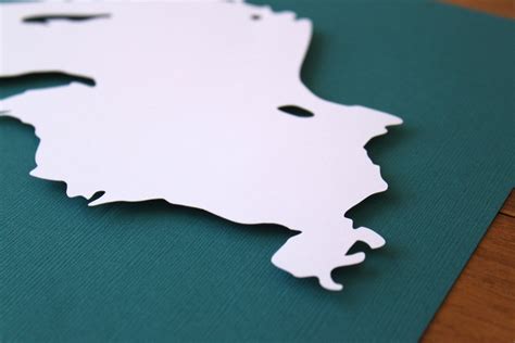 Lake Superior Silhouette 8 x 10 original papercut by Crafterall