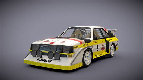 Audi Quattro S1 E2 - 3D model by OliwiaLew [8909e62] - Sketchfab