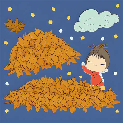 Big Fall Leaf Pile · Creative Fabrica