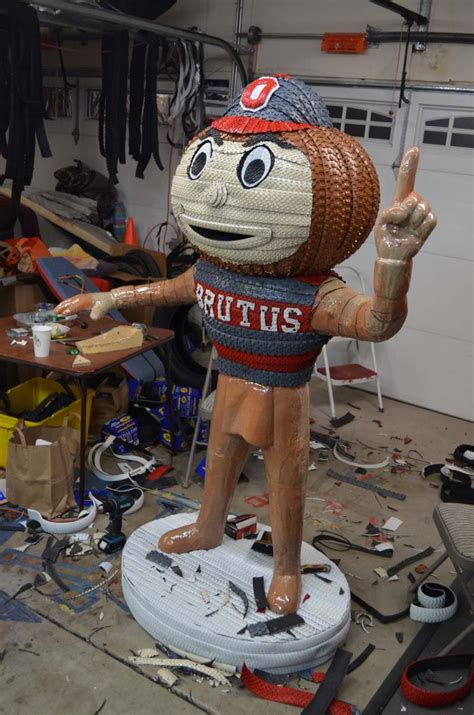 Ohio State's 'Brutus the Buckeye' - SOLD — Blake McFarland Sculptures