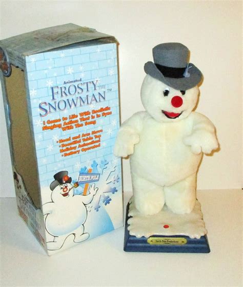 1999 Frosty the Snowman Plush Tall Animated Toy With Box - Etsy