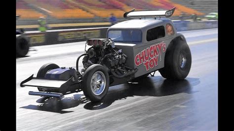 AEROFLOW NITRO HOT RODS DRAG RACING AT NOSTALGIA DRAGS - YouTube