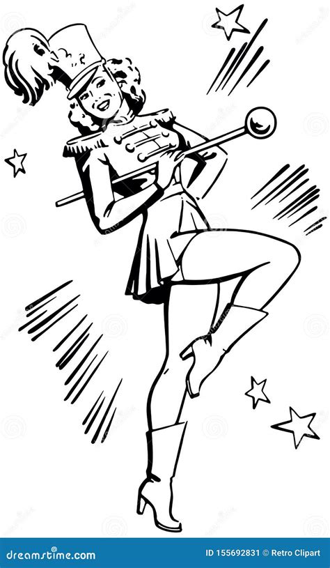 Twirler Clipart