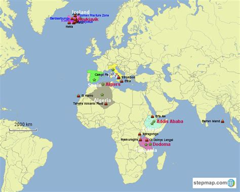 Volcanoes In Europe Map – Topographic Map of Usa with States