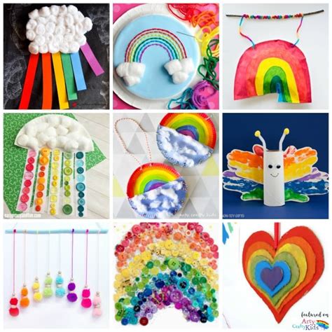 22 Rainbow Kids Crafts - Arty Crafty Kids