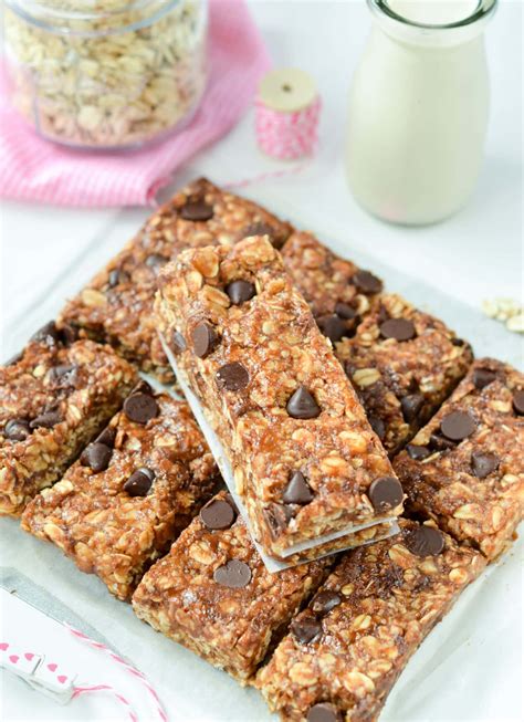 Peanut Butter Oatmeal Protein Bars - No Bake + Vegan