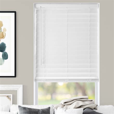 2 1/2 Inch Deluxe Cordless Faux Wood Blinds | Top Quality | Blindster