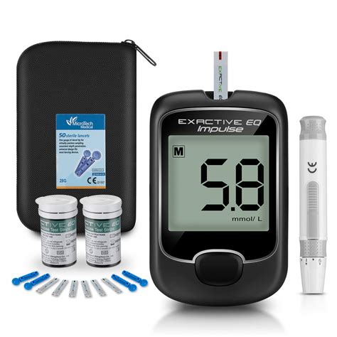 SEEYC Blood Glucose Monitor Meter, Diabetes Testing Kit, 50 Sugar ...