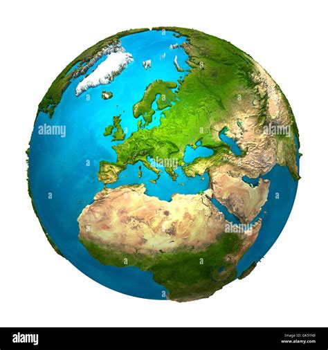 europe continent globe Stock Photo - Alamy