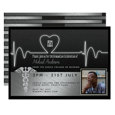 Caricature Nurse Graduation Invitation | Zazzle.com