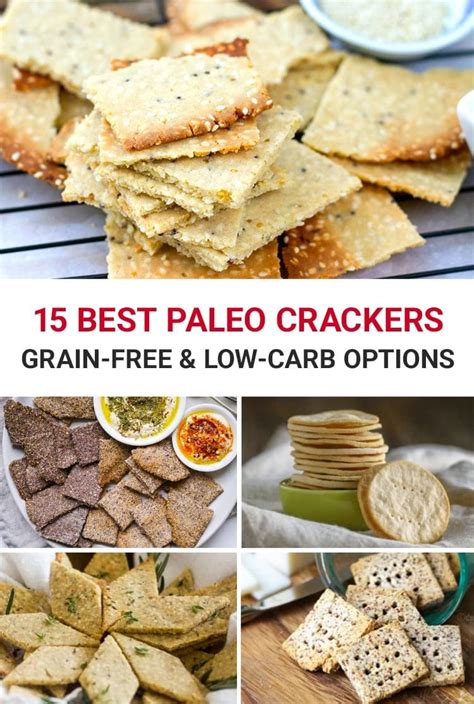 15 Recipes For Low-Carb & Paleo Crackers