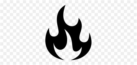 Fire Logo Flame Symbol Sign - Fire Clipart Black And White – Stunning ...