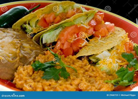 Mexican Food Plate Stock Photos - Image: 2968723