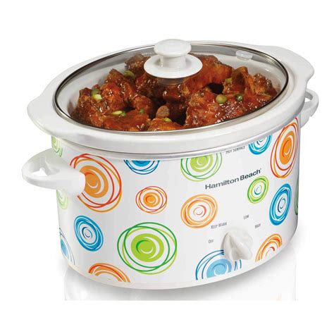 Hamilton Beach Slow Cooker - 3-Quart - 33138 - Swirls