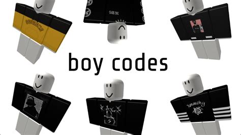 Roblox Codes For Clothes 2018 Boy Clothing