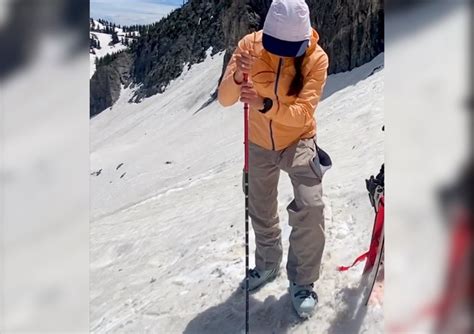 Watch: Skiers Measure Feet Of Snow Still Blanketing Alta Ski Area, Utah