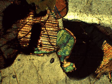 Beautiful pigeonite in thin section! : geology