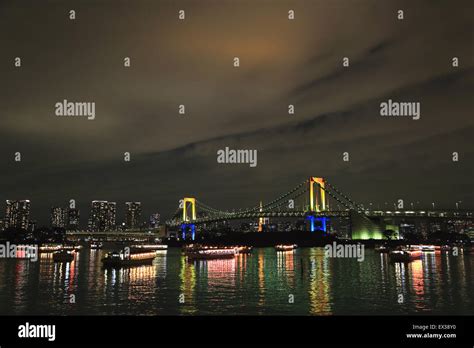 Night view of Odaiba bay, Tokyo, Japan Stock Photo - Alamy