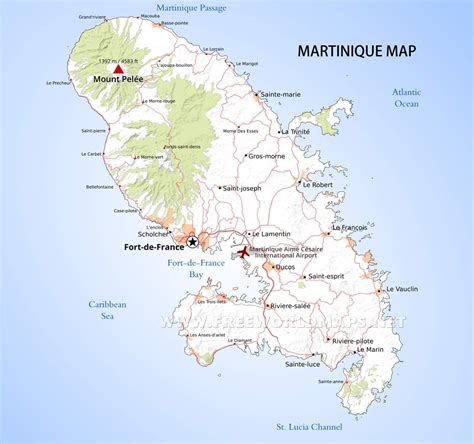 Martinique Maps - Freeworldmaps.net