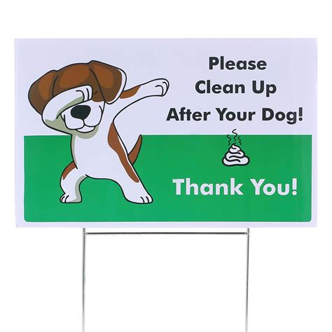 Buy Mr. Pen- Yard Signs, No Pooping Dog Signs for Yard, Pick Up Your Dog Poop Signs, Dog Poop ...