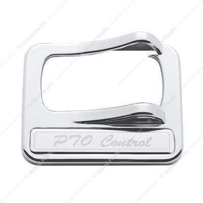 Chrome Plastic Rocker Switch Cover With Stainless Plaque For Peterbilt | United Pacific Industries