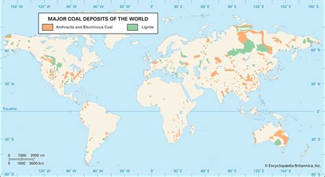 World Coal Deposits Map - Draw A Topographic Map