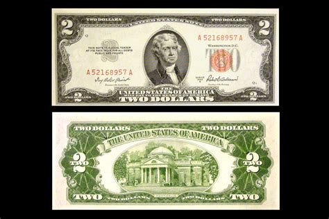 Two-dollar bills are unusual and rarely ever seen in circulation ...