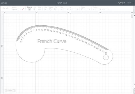 Digital French Curve Ruler for Pattern Making SVG Files - Etsy