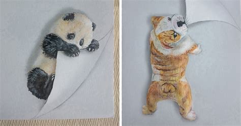 My Animal Drawings Try To Leap Off The Page | Bored Panda