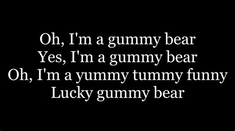 The Gummy Bear Song ( lyrics ) Long English Version - YouTube