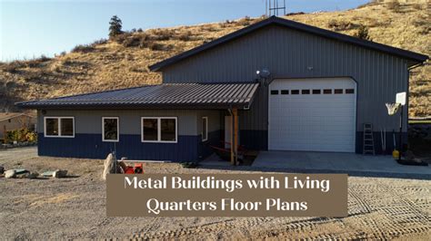 Metal Buildings with Living Quarters Floor Plans in 2023