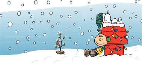 Download Snoopy Christmas Charlie Snow Wallpaper | Wallpapers.com