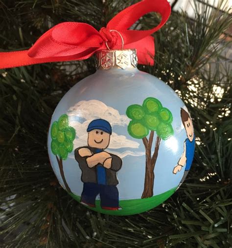 Personalized Roblox Inspired Christmas Ornament Video Game | Etsy