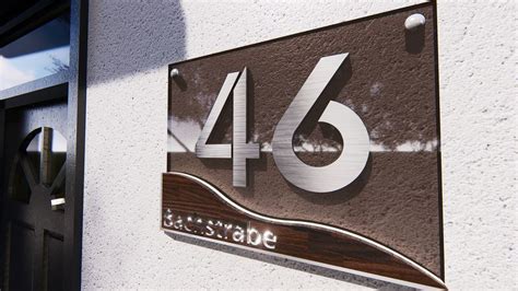 Modern House Name Plate Designs