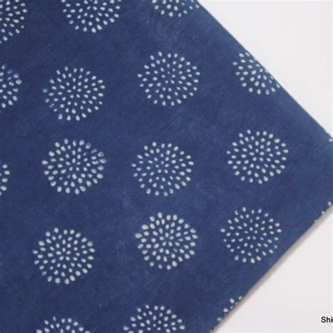 Indigo Blue Fabric - Etsy