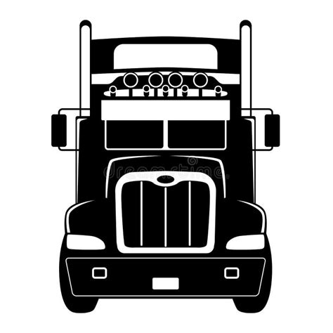 Semi Truck Silhouette Stock Illustrations – 1,858 Semi Truck Silhouette Stock Illustrations ...