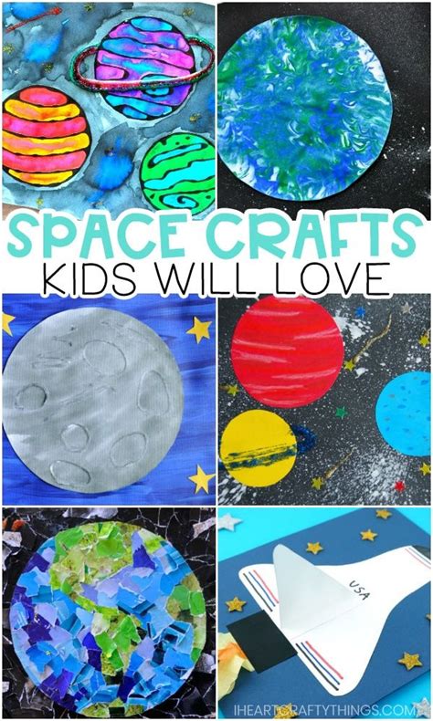 15+ Space Crafts for Kids -Easy crafts for preschoolers and kids! | Space crafts for kids, Space ...