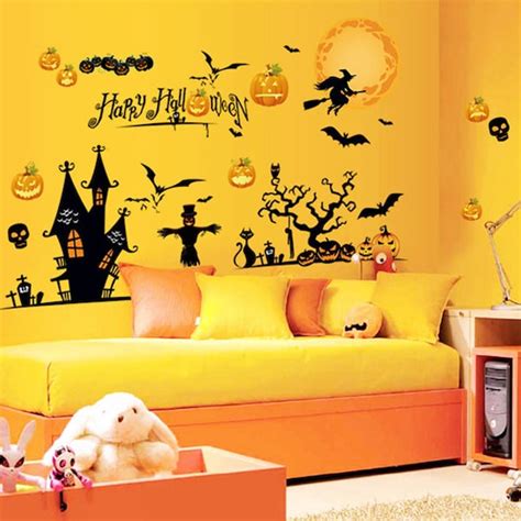 Halloween wall decals Halloween window decals ghost elves | Etsy