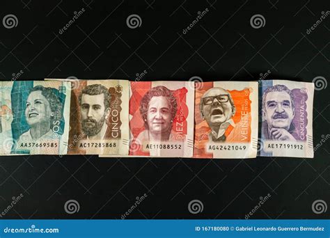 Colombian Money, bills stock photo. Image of peso, banking - 167180080