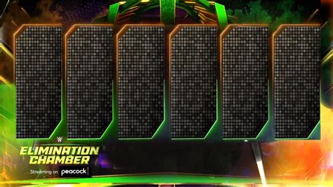 Wwe Elimination Chamber Match Card Template