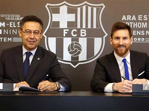 Lionel Messi Extends Barcelona Contract Until 2021 | Football News