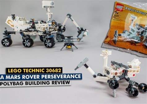 LEGO Technic 30682 NASA Mars Rover Perseverance polybag building review ...