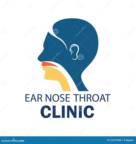 Ear Nose Throat ENT Logo for Otolaryngologists Clinic Concept Stock Vector - Illustration of ...