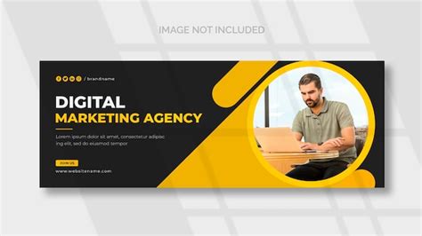 Free PSD | Digital marketing Facebook cover page template