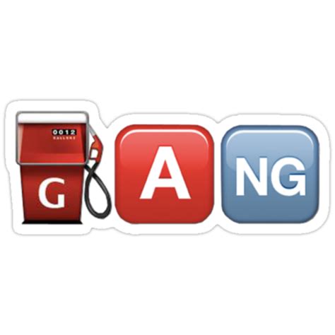 "gang emoji" Stickers by lazyville | Redbubble