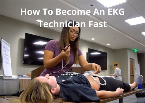 How To Become An EKG Technician Fast? Schools, Licenses, Salary & Cost ...