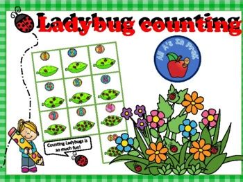 Ladybug Counting by All A's in Pre-K | TPT