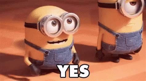 Yep Yes GIF - Yep Yes Minion - Discover & Share GIFs