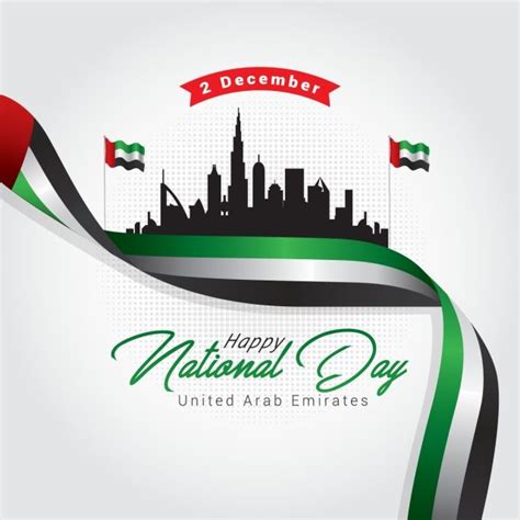 Uae National Day Vector PNG Images, Uae Independence Day Vector Illustration United Arab ...